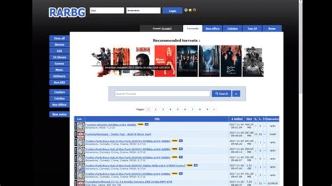 RARBG Proxy Sites .